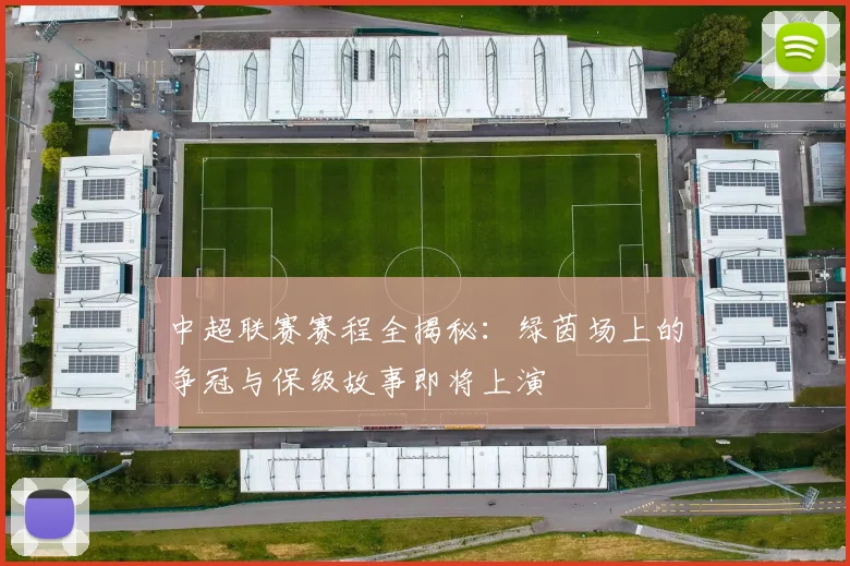中超联赛赛程全揭秘:绿茵场上的争冠与保级故事即将上演